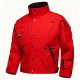 Men's Stand-collar Casual Jacket - Red Water-resistant Outdoor  Coat