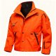 Men's Casual  Jacket - Orange Water-resistant Outdoor Casual-style Coat