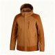 Men's Tan Color-block Outdoor Jacket - Breathable Water-resistant Hiking Windbreaker