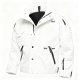 Men's Casual  Jacket - White Water-resistant Outdoor Casual-style Coat