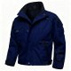 Men's Casual-style Casual Jacket - Navy Blue Water-resistant Outdoor  Coat